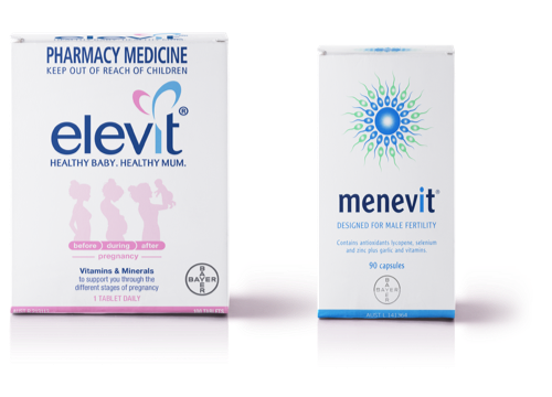 Elevit & Menevit products